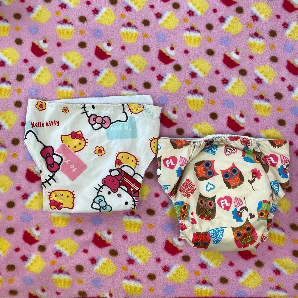 Hello Kitty cloth diaper